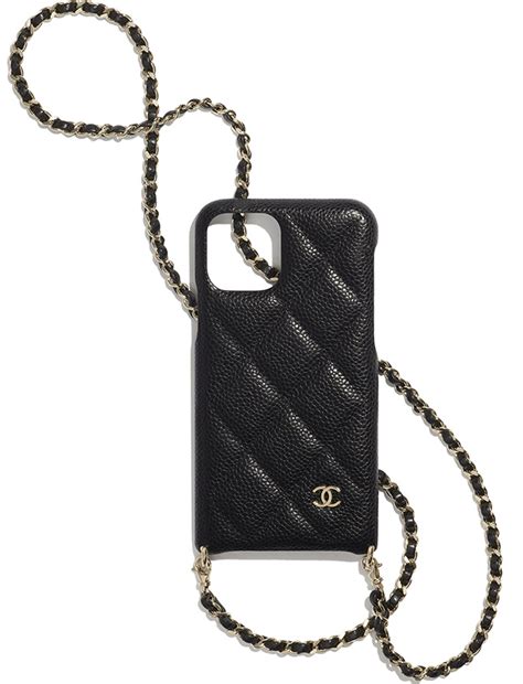 chanel phone case with strap|chanel iphone case with chain.